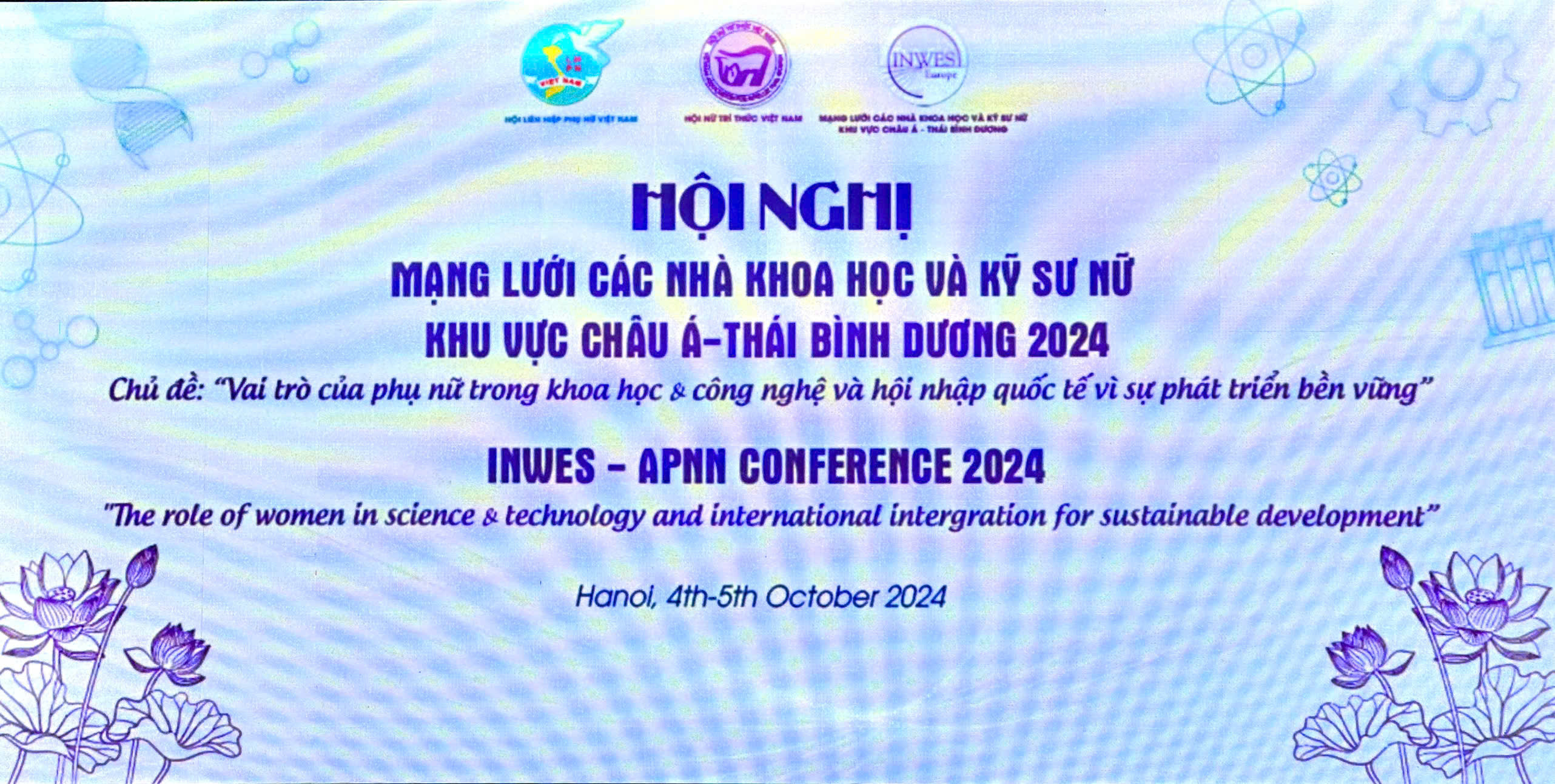 Chi hội Nữ trí thức Trường ĐH Thương mại tham dự Hội nghị Mạng lưới Các nhà khoa học và kỹ sư nữ khu vực Châu Á-Thái Bình Dương năm 2024 (INWES-APNN 2024)