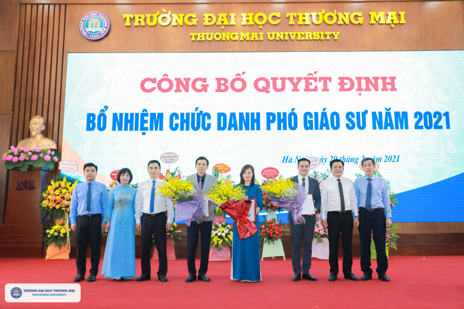 Lễ công bố quyết định bổ nhiệm chức danh phó giáo sư năm 2021